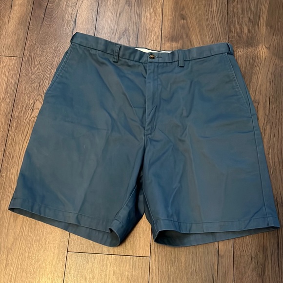 Haggar flat front mens shorts blue - Picture 1 of 6